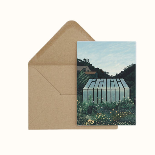 Glasshouse Greeting Card