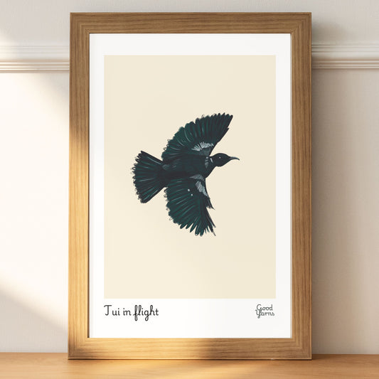 Tui in Flight Printable Poster
